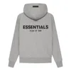 Essentials (gs) Fear Of God  Ss22 Hoodie 'dark Oatmeal' In Gray