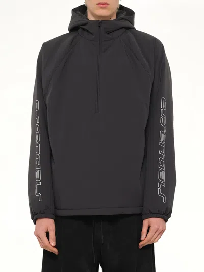 Essentials Half Zip Anorak In Black