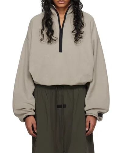Essentials Half-zip Cotton Sweatshirt