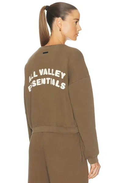 Essentials Half Zip Sweatshirt In Green