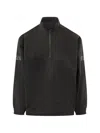 Essentials Half Zip Track Jacket In Black