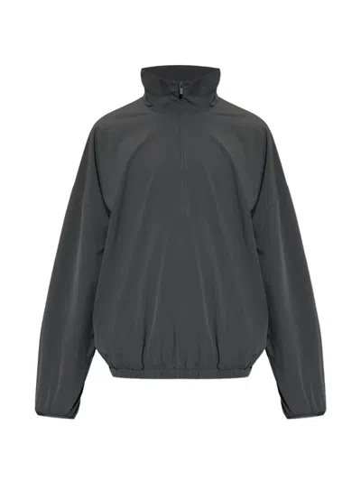 ESSENTIALS "HALF ZIP" TRACK JACKET,202HO258271F IRON GREY