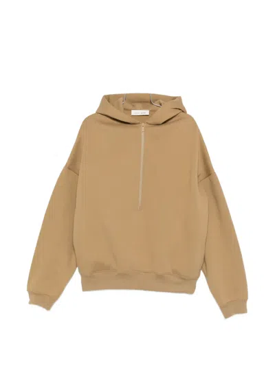 Essentials Half-zip Hoodie In Metallic