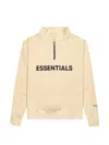 Essentials Half-zip Sweater In Neutral