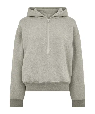 Essentials Half-zip Sweatshirt In Gray