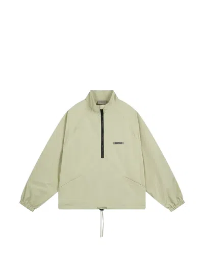 Essentials Half-zip Track Jacket In Black