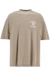 Essentials Heather Grey Minimalist Crew Neck T-shirt In Grey