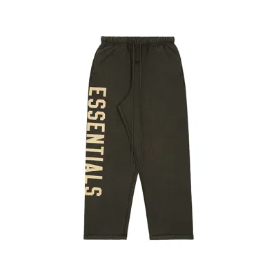 Essentials Heavy Fleece Relaxed Sweatpants In Brown