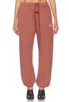 Essentials Heavy Fleece Sweatpants In Crimson