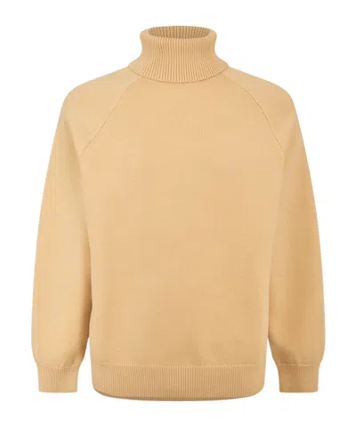 Essentials High-neck Long-sleeved Sweater In Animal Print