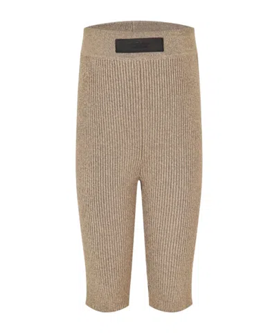 Essentials High-waisted Cycling Shorts In Brown