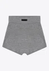 Essentials Fear Of God  Grey Honeycomb Short In Gray