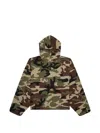 Essentials Hooded Camouflage Jacket In Multi
