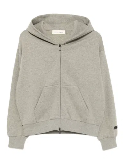 Essentials Hooded Jacket In Gray