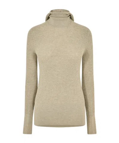 Essentials Hooded Long-sleeve Sweater In Neutral