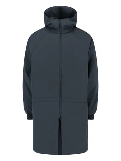 Essentials Hooded Parka In Blue