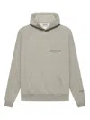 Essentials Fear Of God  Fw21 Hoodie 'dark Heather Oatmeal'