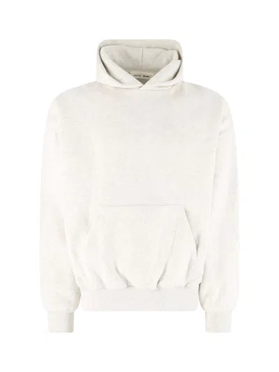 Essentials Hoodie Cappuccino "signature Classic" In Gray