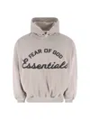 Essentials Gray Training 90s Hoodie In Gray