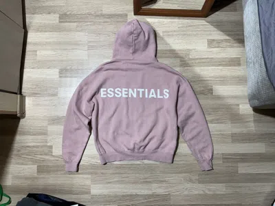 Pre-owned Essentials Hoodie Oversized In Pink