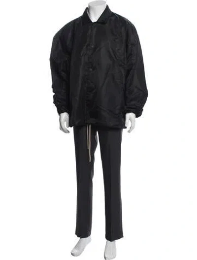 Pre-owned Essentials Jacket In Black