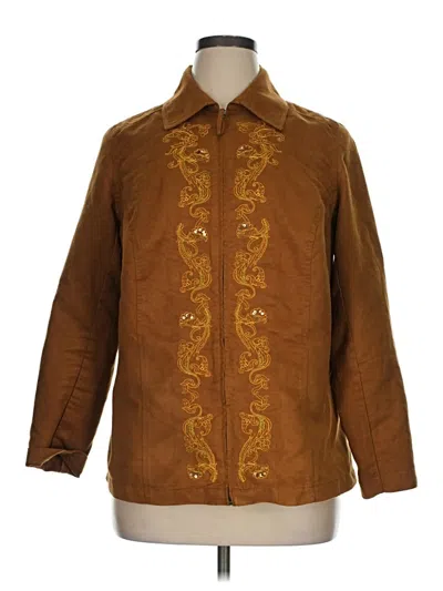Pre-owned Essentials Jacket In Brown