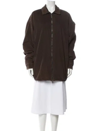 Pre-owned Essentials Jacket In Brown