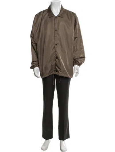 Pre-owned Essentials Jacket In Green