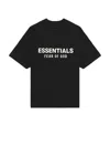 Essentials Jersey Crewneck T-shirt In Black