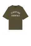Essentials Logo-print T-shirt In Military