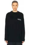 Essentials Jersey Long Sleeve T-shirt In Black