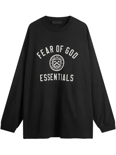Essentials Jersey Long-sleeve T-shirt In Black  
