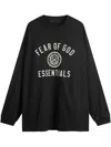 Essentials Cotton T Shirts In Black
