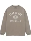 Essentials Jersey Long-sleeve T-shirt In Neutrals