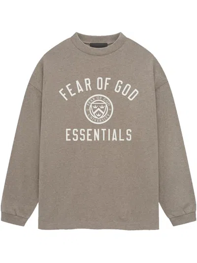 Essentials Jersey Long-sleeve T-shirt In Grey