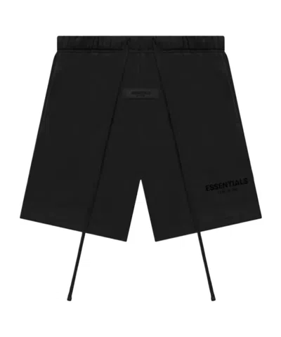 Essentials Jersey-knit Track Shorts In Black