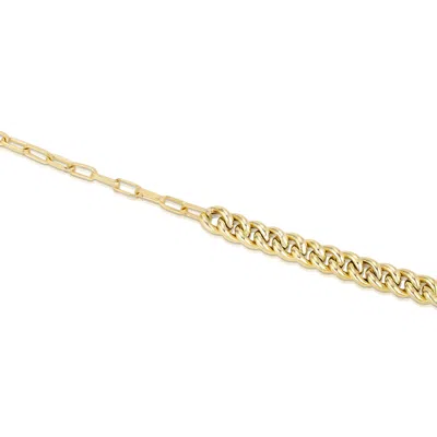 Essentials Jewels Women's Gold Multi-chain Bracelet