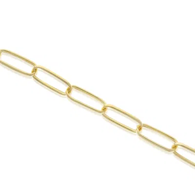 Essentials Jewels Women's Gold Oval Chunky Bracelet