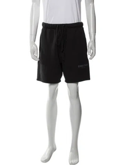 Pre-owned Essentials Jogger Shorts In Black