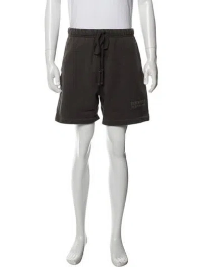 Pre-owned Essentials Jogger Shorts In Brown
