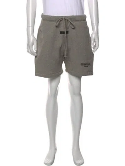 Pre-owned Essentials Jogger Shorts In Gray