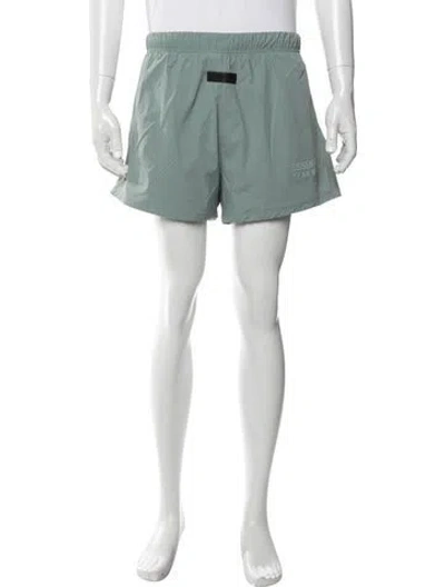 Pre-owned Essentials Jogger Shorts In Green