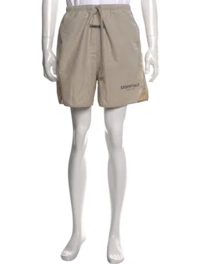 Pre-owned Essentials Jogger Shorts In Neutral