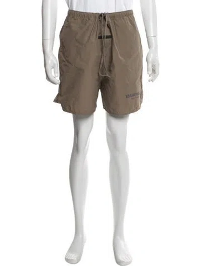 Pre-owned Essentials Jogger Shorts In Neutral