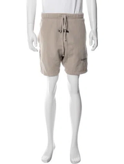 Pre-owned Essentials Jogger Shorts In Neutrals
