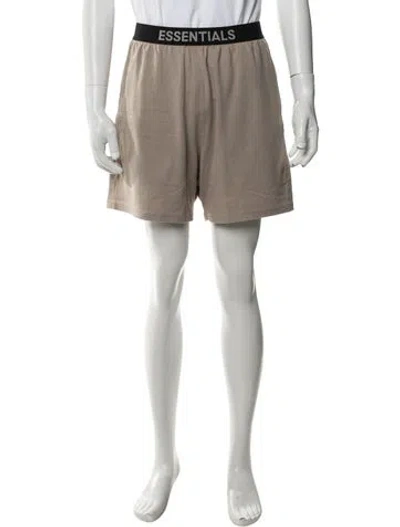 Pre-owned Essentials Jogger Shorts In Neutrals