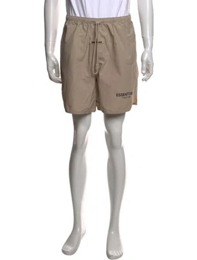 Pre-owned Essentials Jogger Shorts In Neutrals