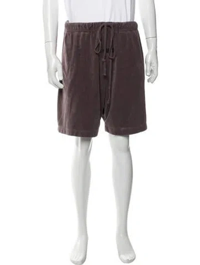 Pre-owned Essentials Jogger Shorts In Purple
