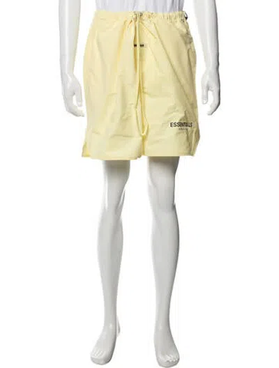 Pre-owned Essentials Jogger Shorts In Yellow