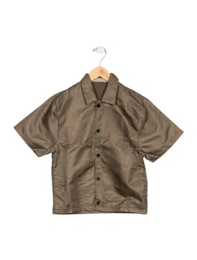 Pre-owned Essentials Babies' Kid Boy's Button Shirt W/tags In Neutrals